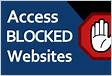 Access to websites is blocked, third party applications